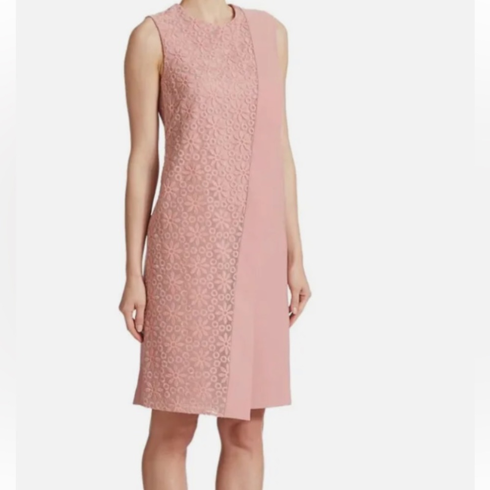 Anne Klein Embroidered Overlay
Shift Dress Women’s 16
Petal Pink - Picture 1 of 14